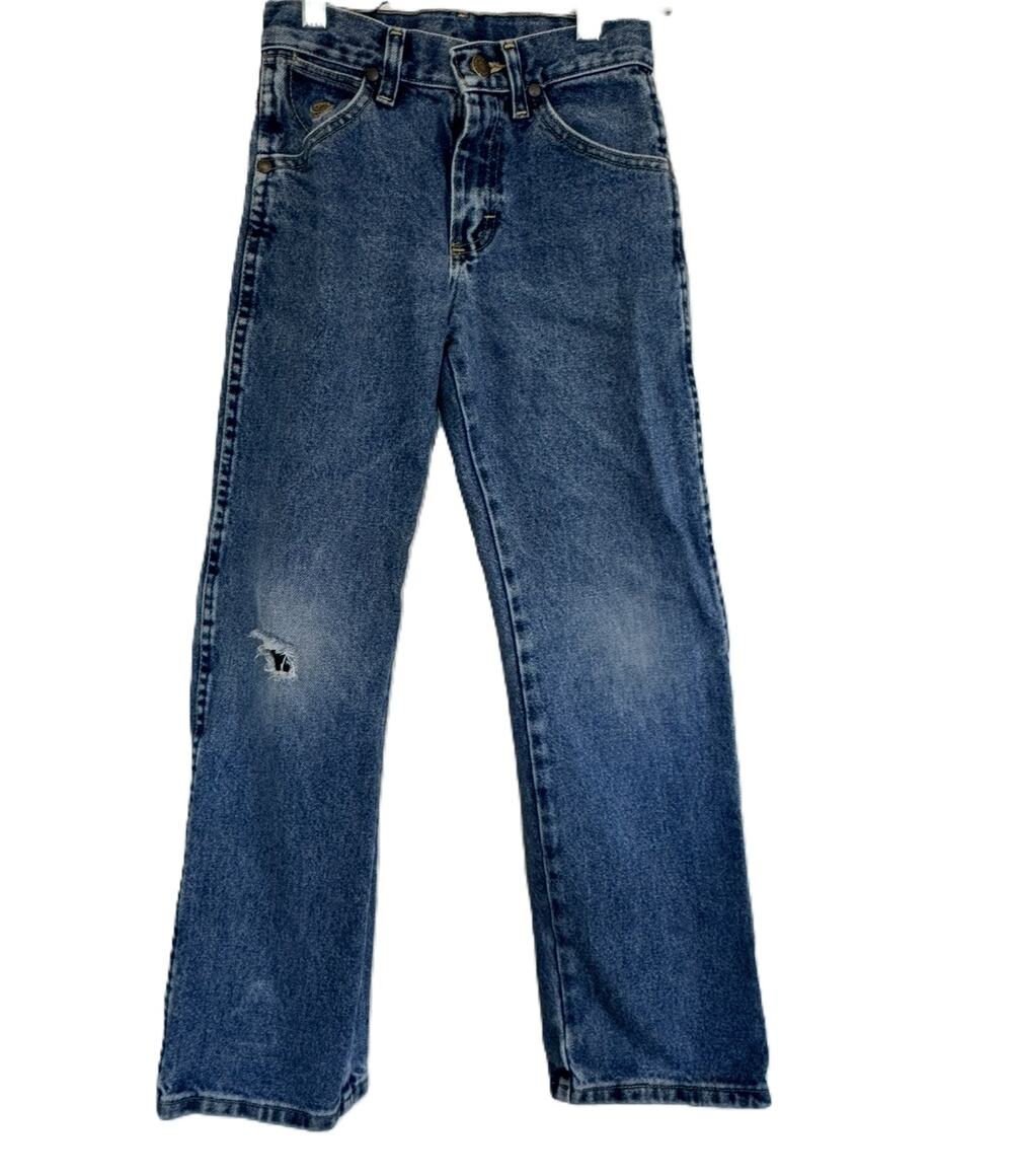 Wrangler George Strait Boys 9 Slim Cowboy Cut Jeans Heavy Stone Distressed